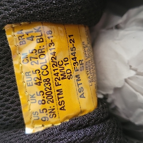 SKETCHERS Black and Tan Suede Sneakers/Work Shoes NTW Men's SIZE 9.5 - Picture 14 of 15